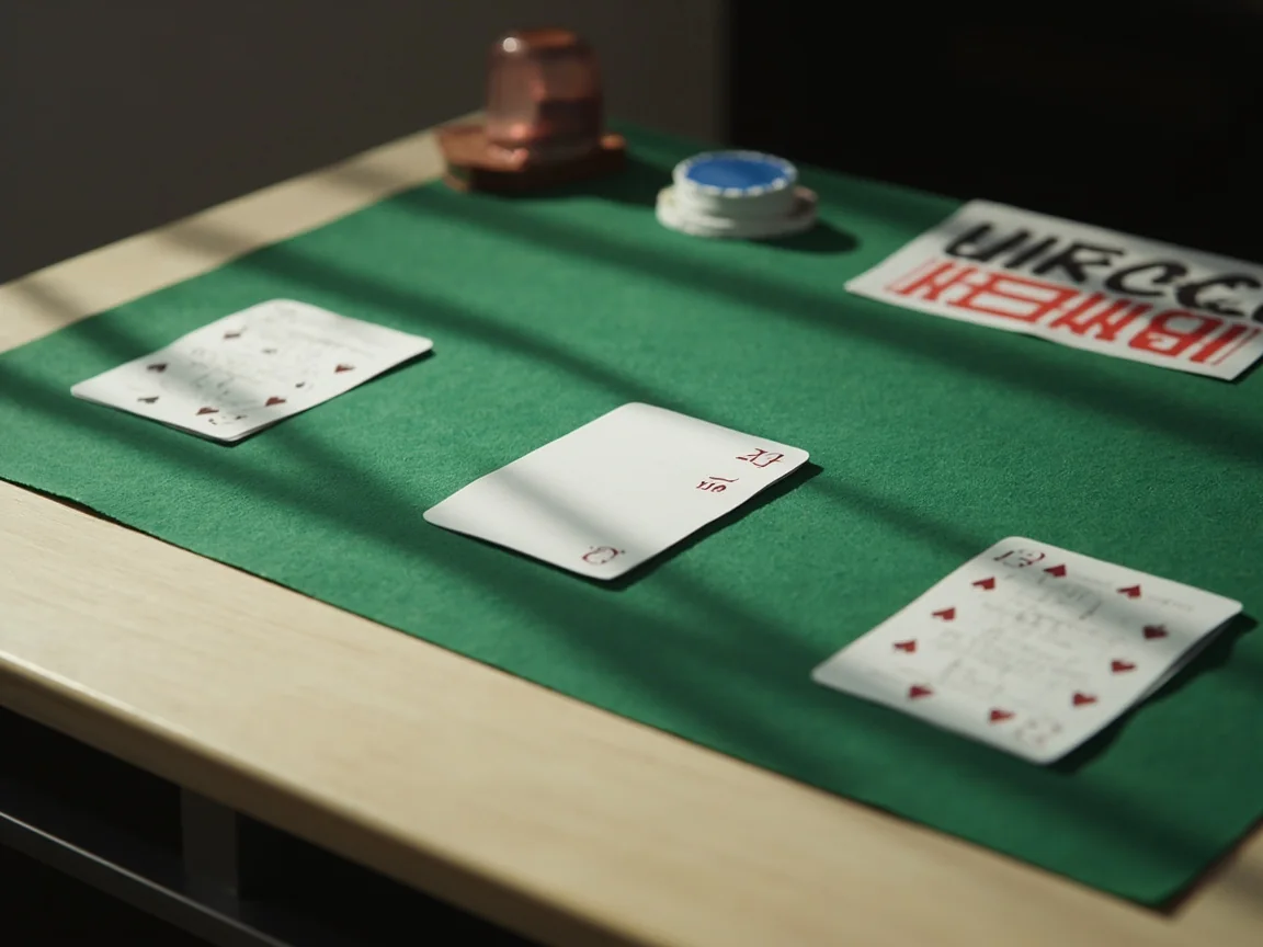 a joker card placed into a run of cards to fill a gap
